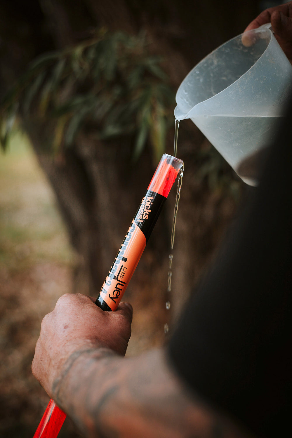 Water tipped into nylons for longevity